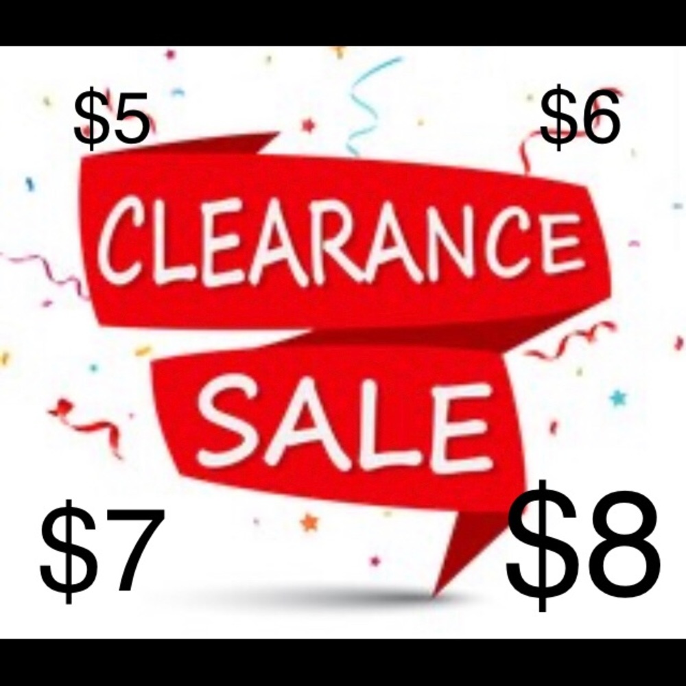 🔴 CLEARANCE SALE $5 $6 $7 $8
